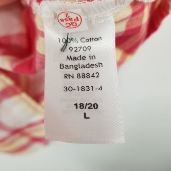 Woman Within Plaid Women's Short Sleeved Button Down Shirt Size Large - Picture 9 of 12